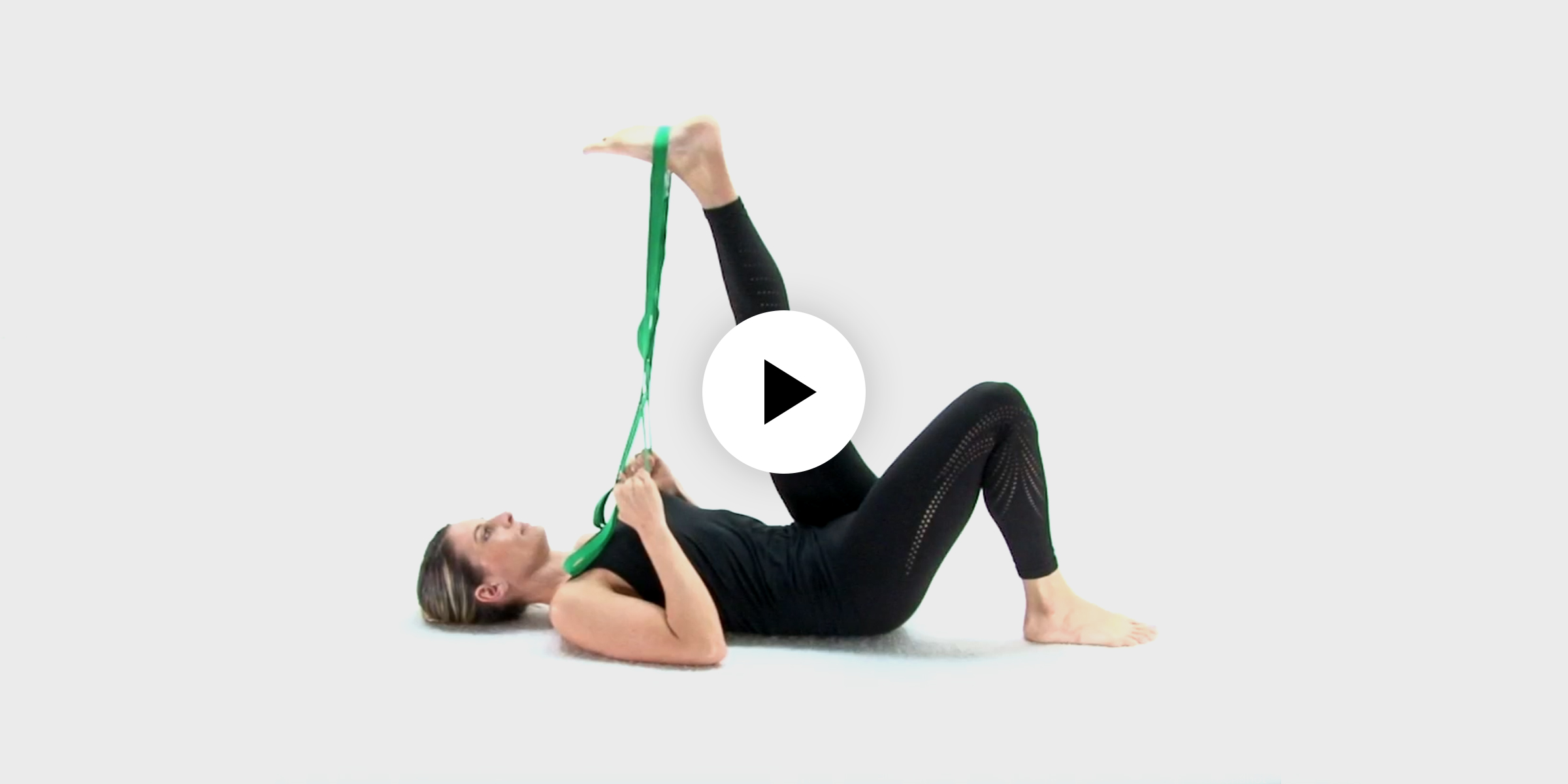 OPTP Green Extra Long Exercise Stretch Out Strap With Stretching
