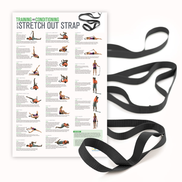 OPTP The Original Stretch Out Strap with Exercise Poster – Made in The USA  40232158643