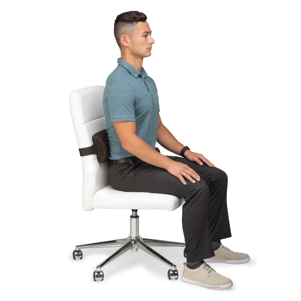 The Original McKenzie Early Compliance Lumbar Roll - Low Back Support for  Office Chairs and Car Seats 