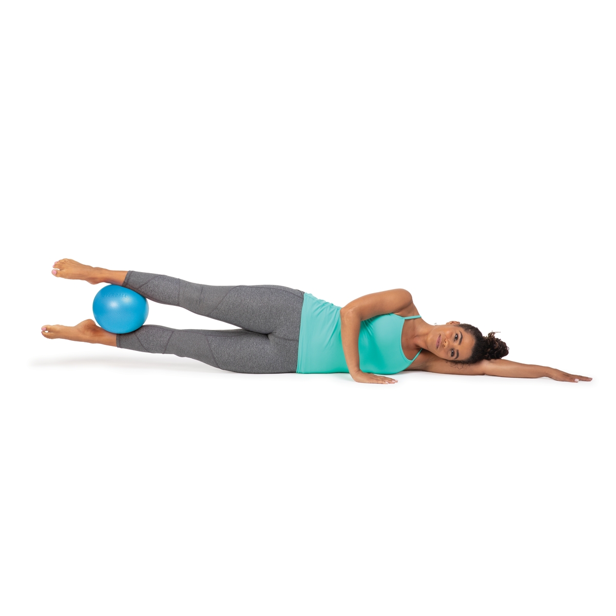 Mini Fitness Ball - Use for Pilates. Inflates with Included Straw. Core  Work. No Pump Necessary!